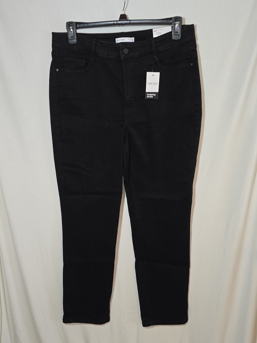 New Nine West Black Sculpting Stretch Skinny Jeans for Women